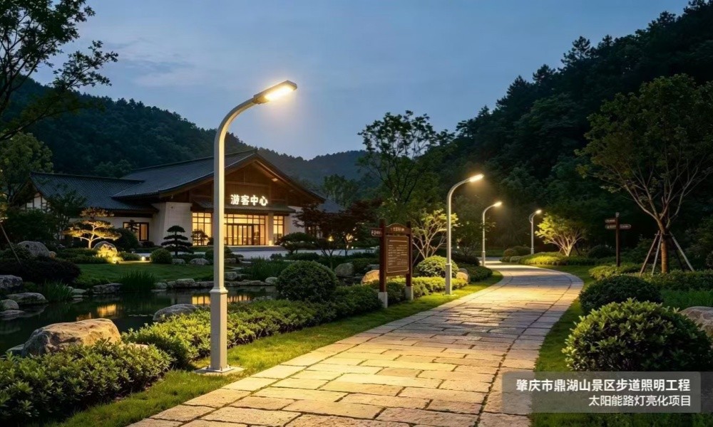 鼎湖山景区太阳能路灯亮化项目